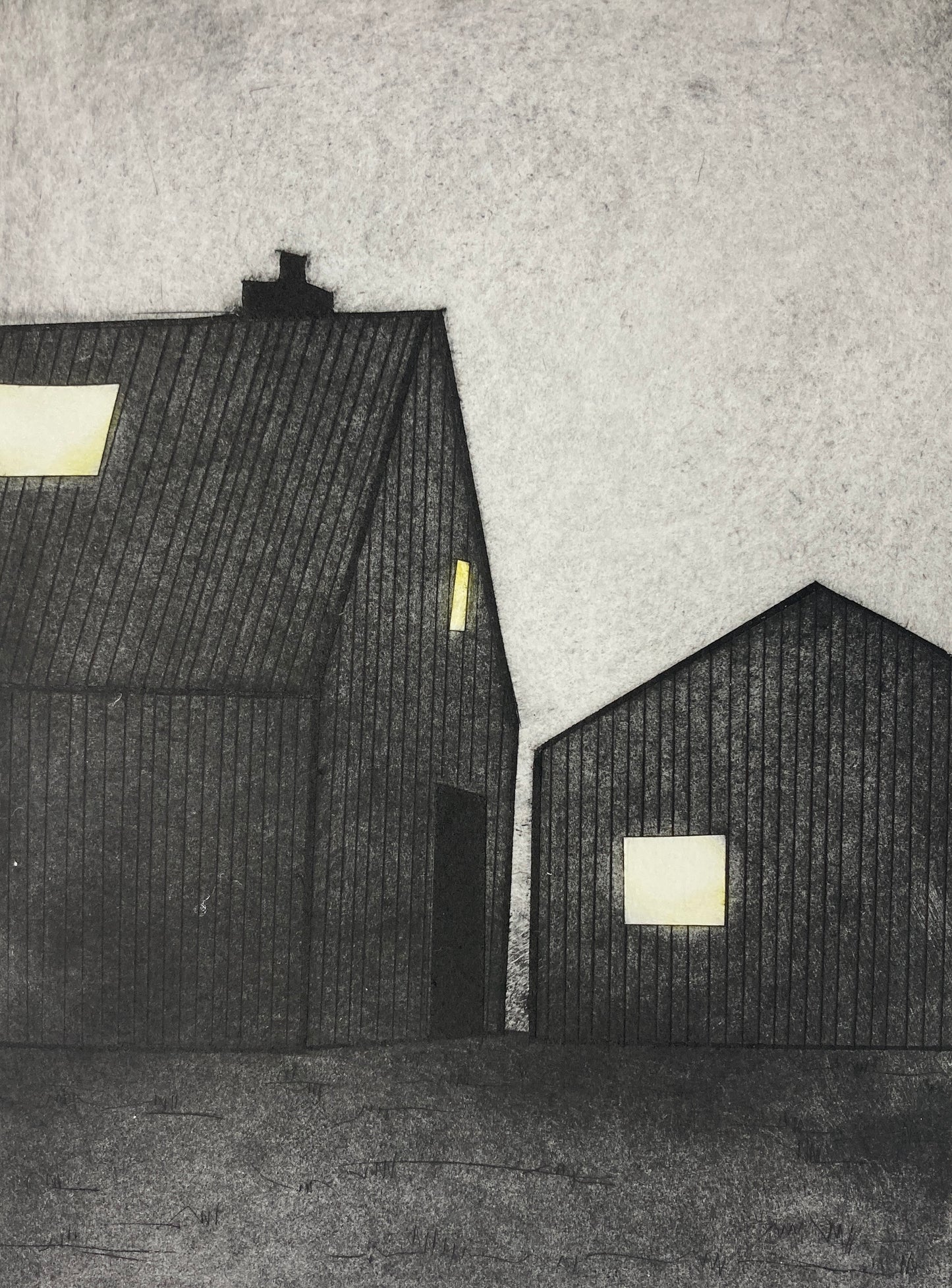 The black barns
