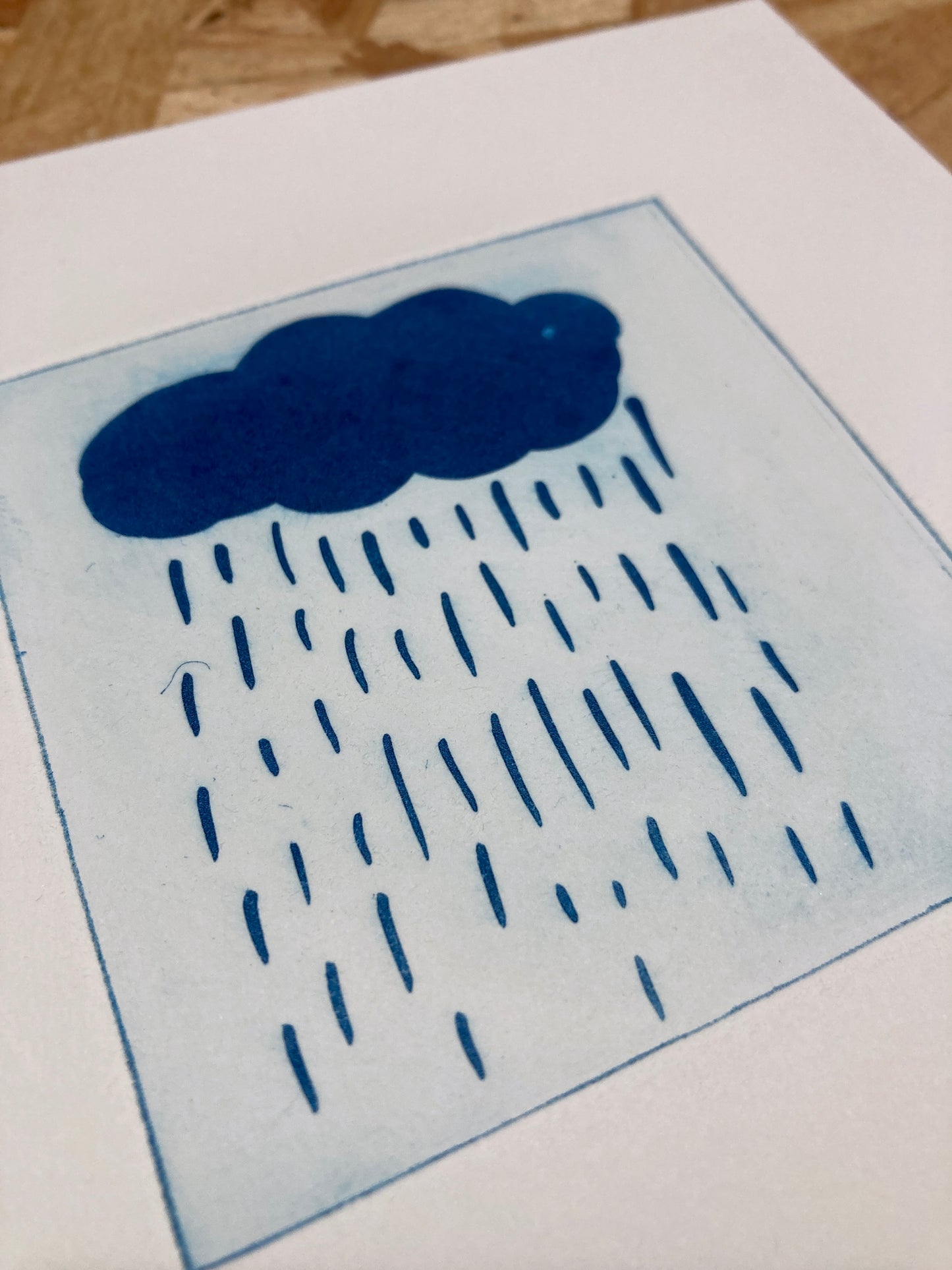 Rain again - blue edition