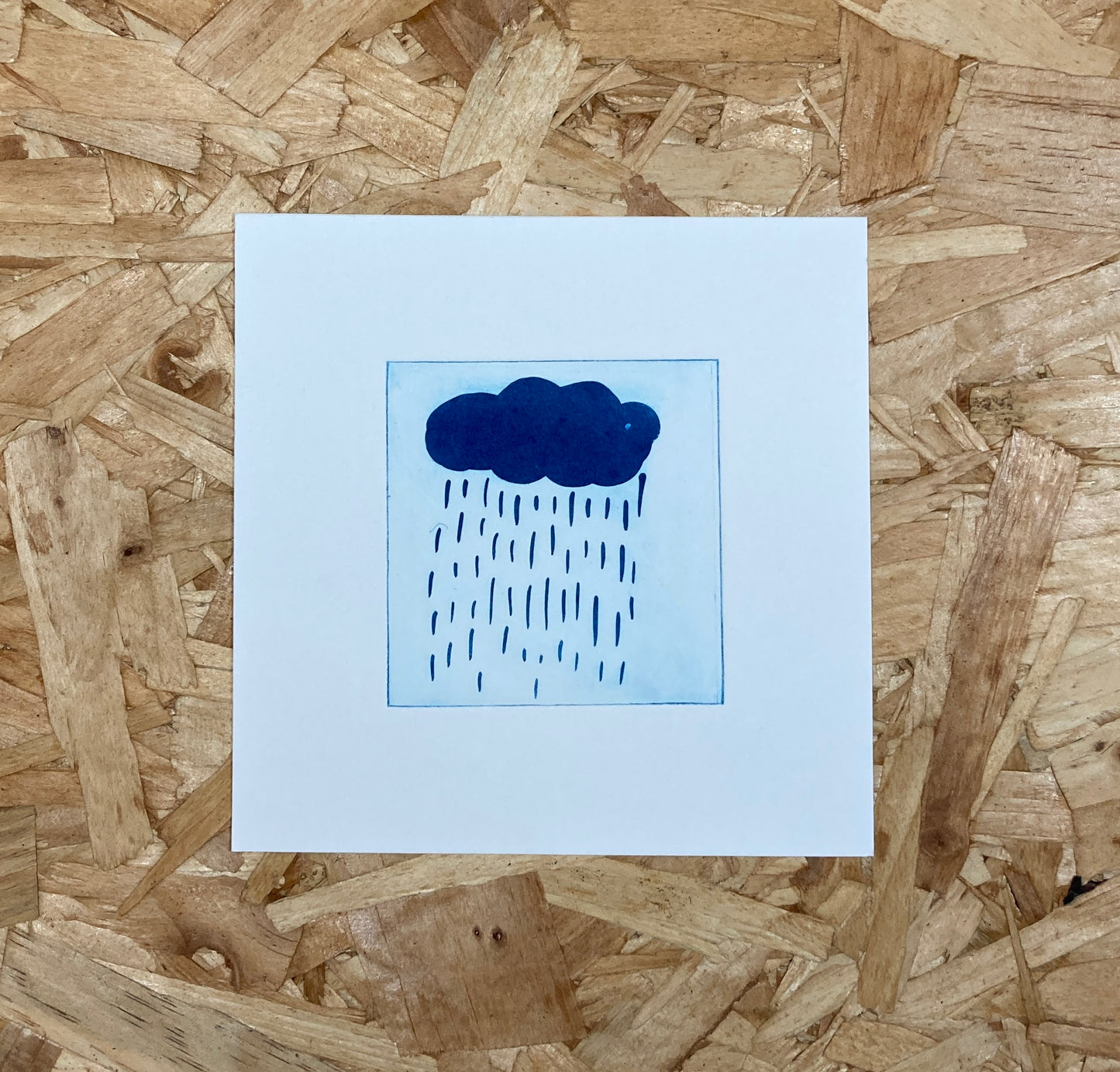 Rain again - blue edition
