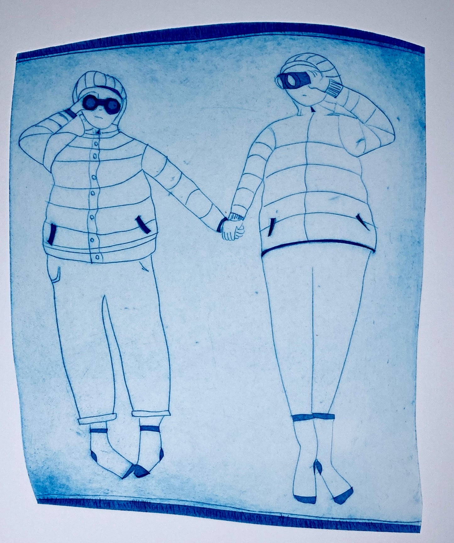 We lay in the garden to look for shooting stars